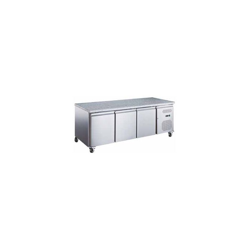 TABLES RÉFRIGÉRÉES série star 600x400 plans de travail granit évaporateur traité (AA38PPDM3)