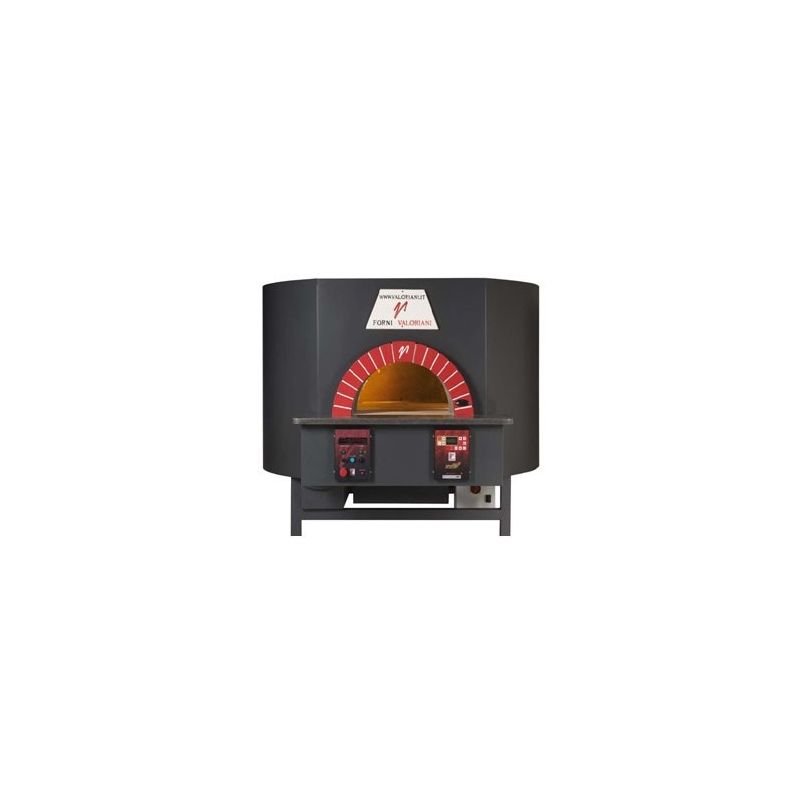 Four à pizza rotatif mixte bois /gaz 1000 mm