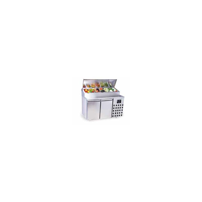 Saladette 3 Portes 10x 1/3GN Récipient Saladette 3 Portes 10x 1/3GN Récipient