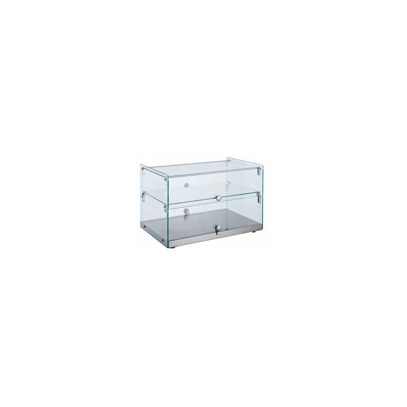 Vitrine neutral carré 1x