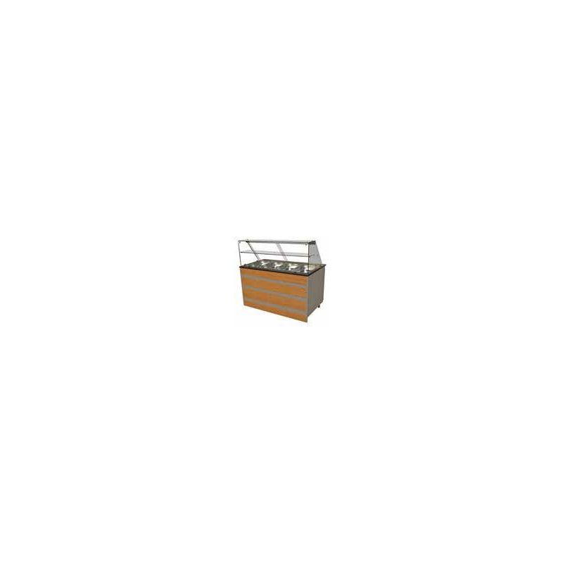 Buffet réfrigérée wenge 4x Buffet réfrigérée wenge 4x