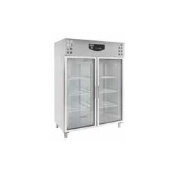 Réfrigérateur 2 portes en verre