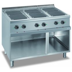 Cuisinère électrique 6x brûleurs