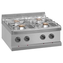 Cuisiniéres gaz 4 brûleurssur sur table