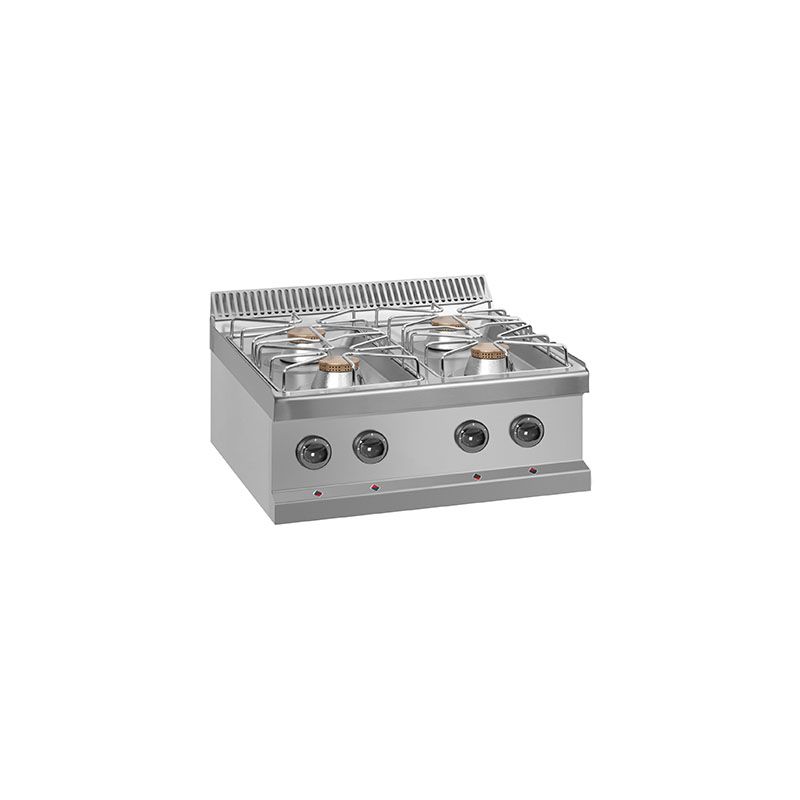 Cuisiniéres gaz 4 brûleurssur sur table