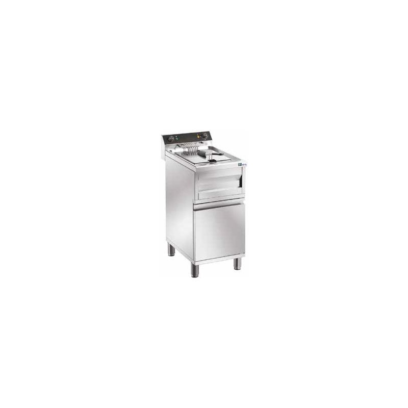 Friteuse Électrique 12L Simple sur coffre Tri 400V avec Robinet et Relais de Puissance (FRF112C) Friteuse Électrique 12L Simple sur coffre Tri 400V avec Robinet et Relais de Puissance (FRF112C)