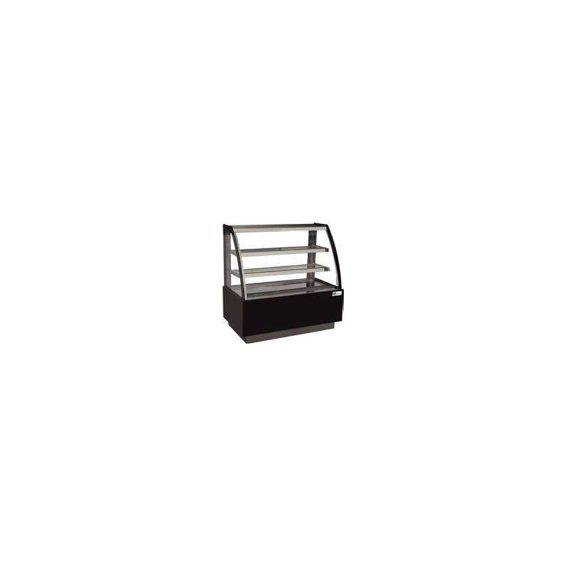 Vitrine pâtissière 560 L - Vitrage bombé 2 étagères - L. 1500 mm (OASIS60)