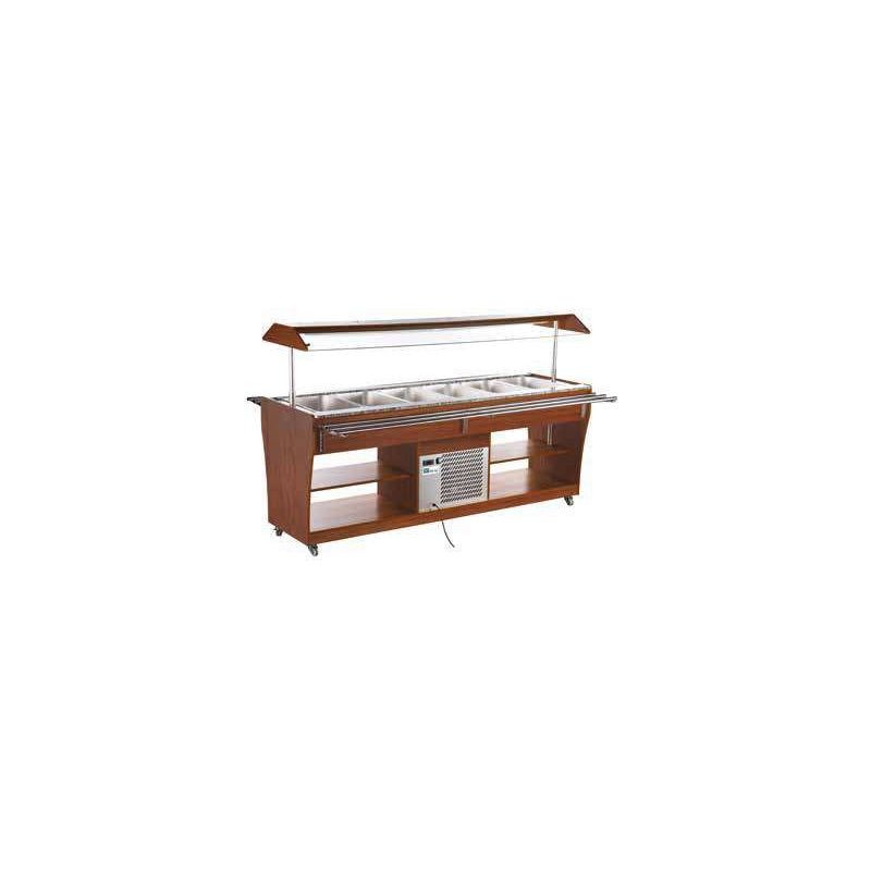 Buffet réfrigéré 6 bacs GN 1/1 (RTS-2150L) Buffet réfrigéré 6 bacs GN 1/1 (RTS-2150L)