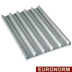 PLAQ.ALU.600X400H38MM PERF.ONDUL.5XBAGUETTES