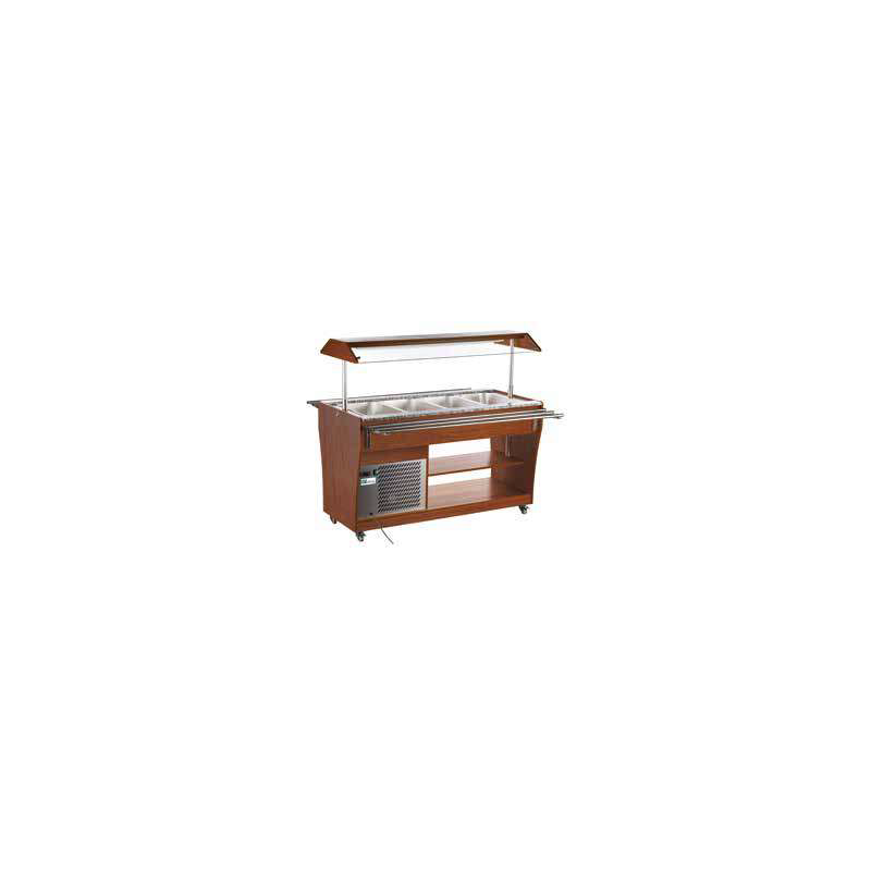 Buffet réfrigéré 4 bacs GN 1/1 (RTS-1490L)