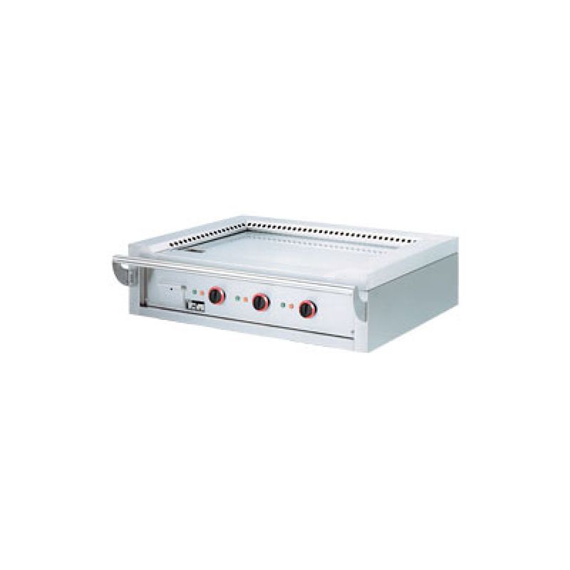 Plaque "Teppanyaki " électrique, 3 zones (3x 4,7 kW), de table -Top- Plaque "Teppanyaki " électrique, 3 zones (3x 4,7 kW), de table -Top-