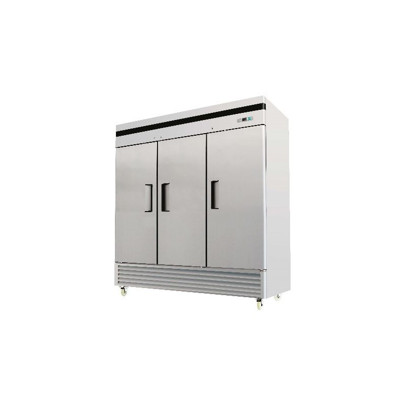 Congélateur 2 portes en verre