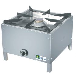 Brûleur sur pied avec Repose casserole en fonte (GB11), afi