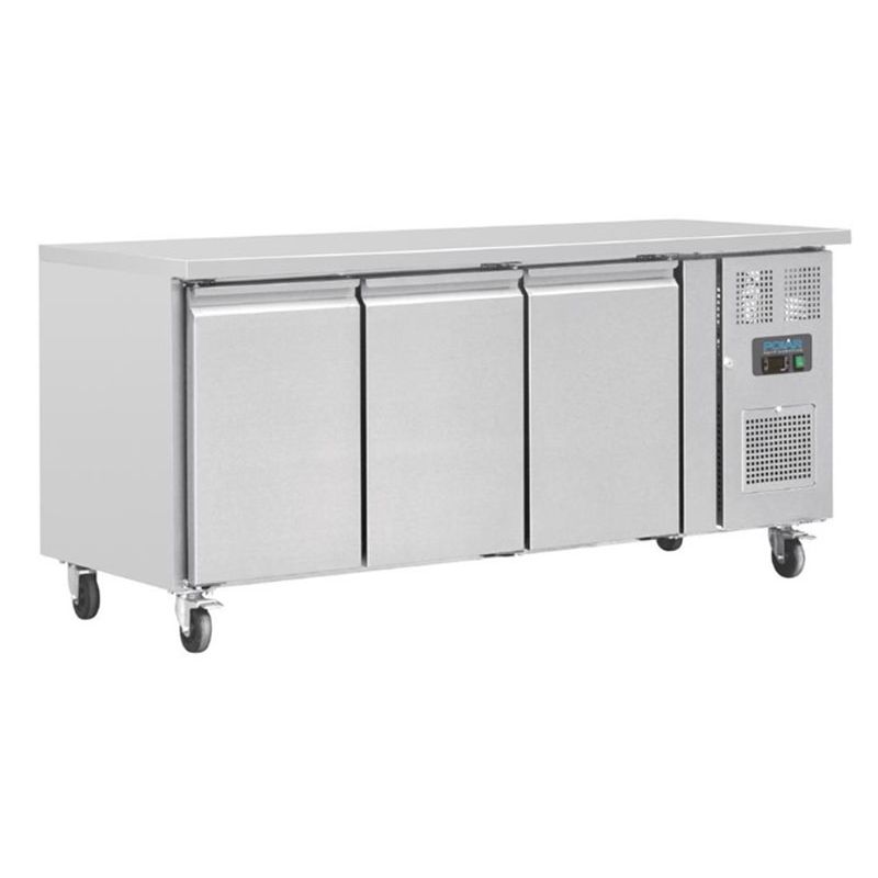 Table réfrigérée positive 3 portes Polar 417L Table réfrigérée positive 3 portes Polar 417L