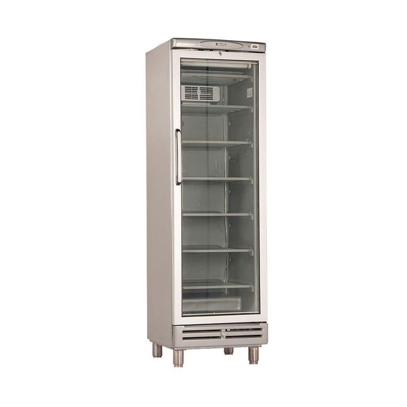 Armoires congélation 320 litres vitrée inox, topcold