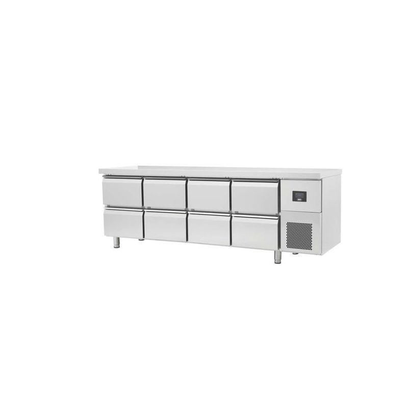 TABLES RÉFRIGÉRÉES gn 1/1 à tiroirs positives évaporateur traité (OZ8GTP)