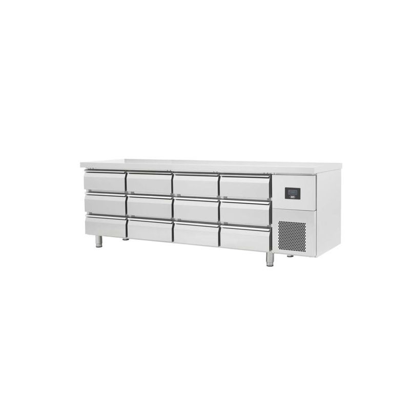 TABLES RÉFRIGÉRÉES gn 1/1 à tiroirs négatives évaporateur traité (OZ8PTN) TABLES RÉFRIGÉRÉES gn 1/1 à tiroirs négatives évaporateur traité (OZ8PTN)