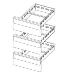 Kits tiroirs pour tables réfrigérées série 700 (OZKT-3X1/3)