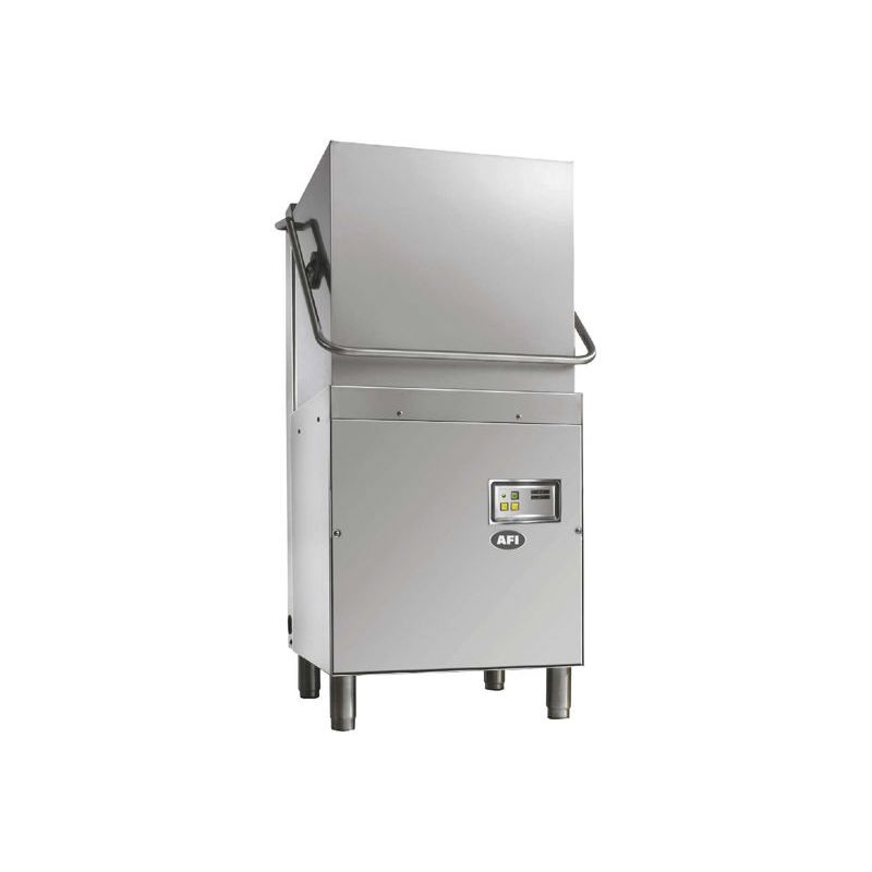 Lave-vaisselle à capot 50X50 – inox AISI 304 - Adoucisseur - Monophasé 230 V (LVSH800D)