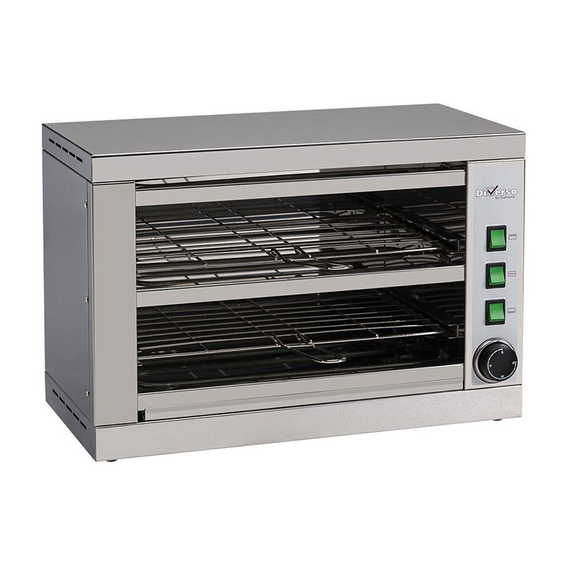 Toaster-salamandre 2 étages, avec minuterie Toaster-salamandre 2 étages, avec minuterie