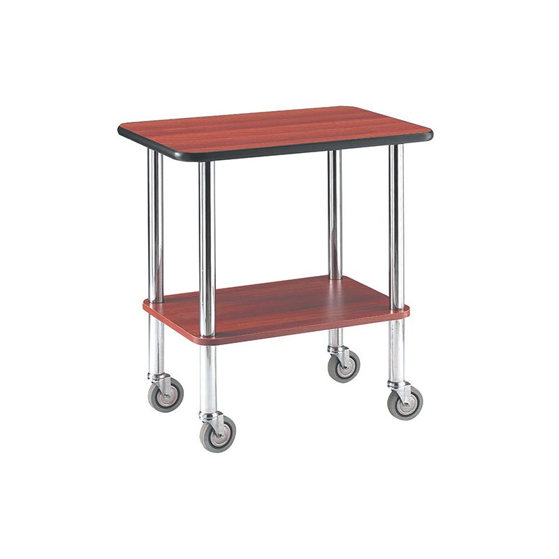CHARIOT GUERIDON, PIEDS CHROMES 2 NIVEAUX CHARIOT GUERIDON, PIEDS CHROMES 2 NIVEAUX