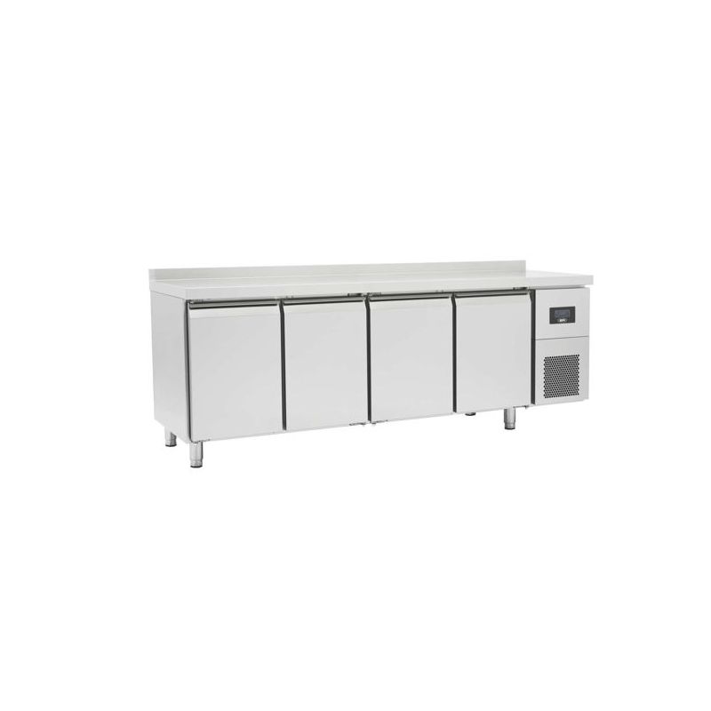 TABLES RÉFRIGÉRÉES gn 1/1 avec dosseret portes pleines positives évaporateur traité (OZ4ND)