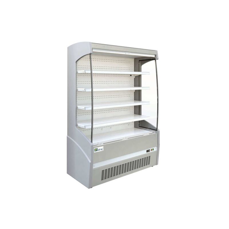 Vitrine réfrigérée murale DELTA avec rideau de nuit L.886 mm (DEL88)