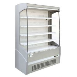 Vitrine réfrigérée murale DELTA avec rideau de nuit L.1330 mm (DEL130)