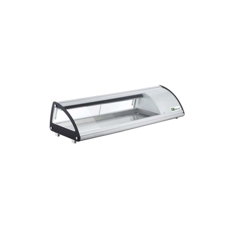 Vitrine à poser portes coulissantes Hauteur 330 mm pour 5 bacs GN 1/3 (RTS-63L) Vitrine à poser portes coulissantes Hauteur 330 mm pour 5 bacs GN 1/3 (RTS-63L)