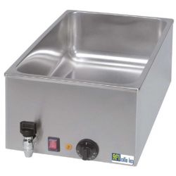 Bains-marie électrique de table GN 1/1 avec vidange (PV11), afi