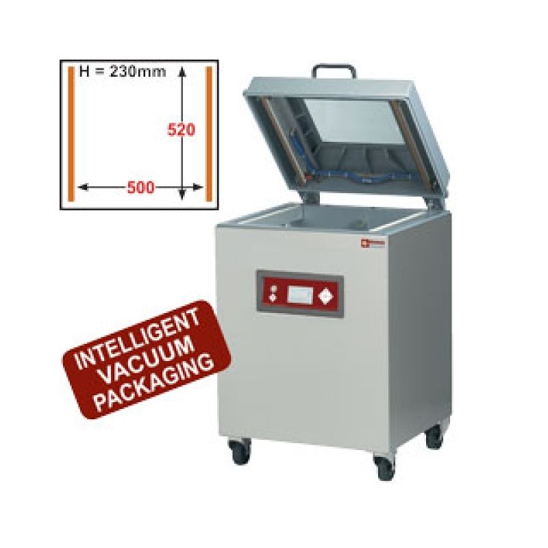 Machine sous-vide, cuve alum. 500x520xh230 mm - 63 m3/h écran LCD (SC-123V/IVP) Machine sous-vide, cuve alum. 500x520xh230 mm - 63 m3/h écran LCD (SC-123V/IVP)