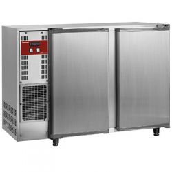 Refroidisseur de bouteilles, acier inox, 2 portes, 375 Litres