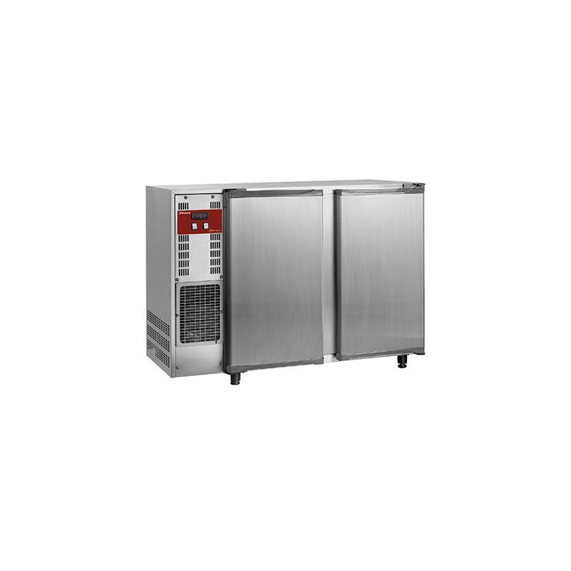 Refroidisseur de bouteilles, acier inox, 2 portes, 375 Litres