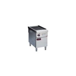 Plaques de cuisson, gaz, lisse, armoire ouverte, "traversant central"