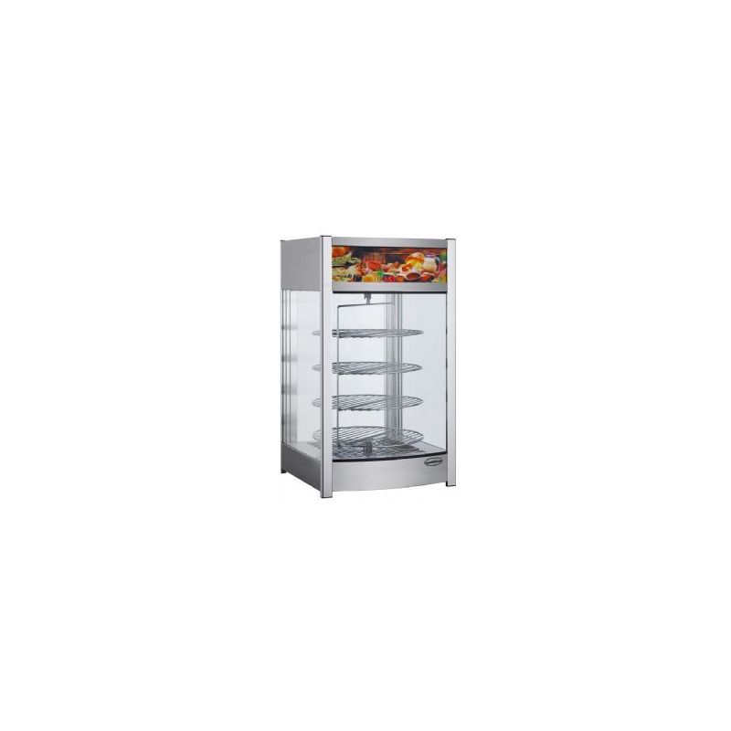 Vitrine chauffante rotative 97 Litres