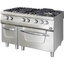 FOURNEAU GAZ SUR FOUR ELEC (F6G9FE120LS), AFI