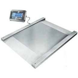 Balance Plateforme Inox avec Rampes 800x1000 mm