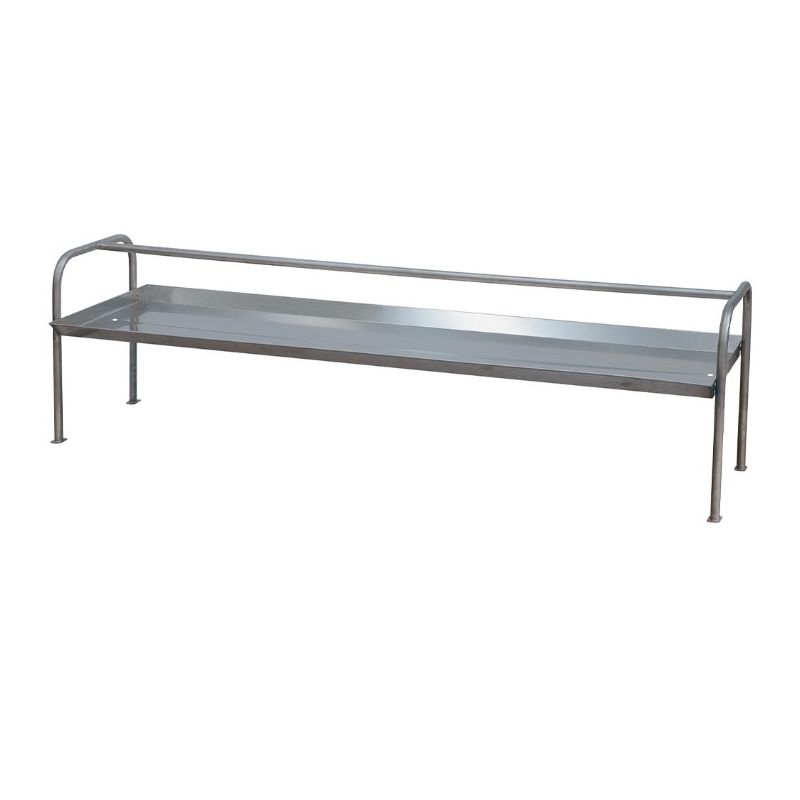 Etagère porte-paniers pour tables de triage, en INOX