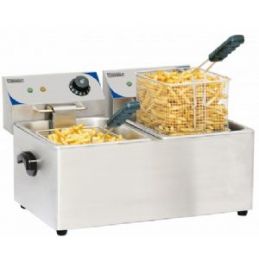 Friteuse Électrique 2x4 Litres