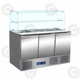 Saladette vitrine 3 PORTES