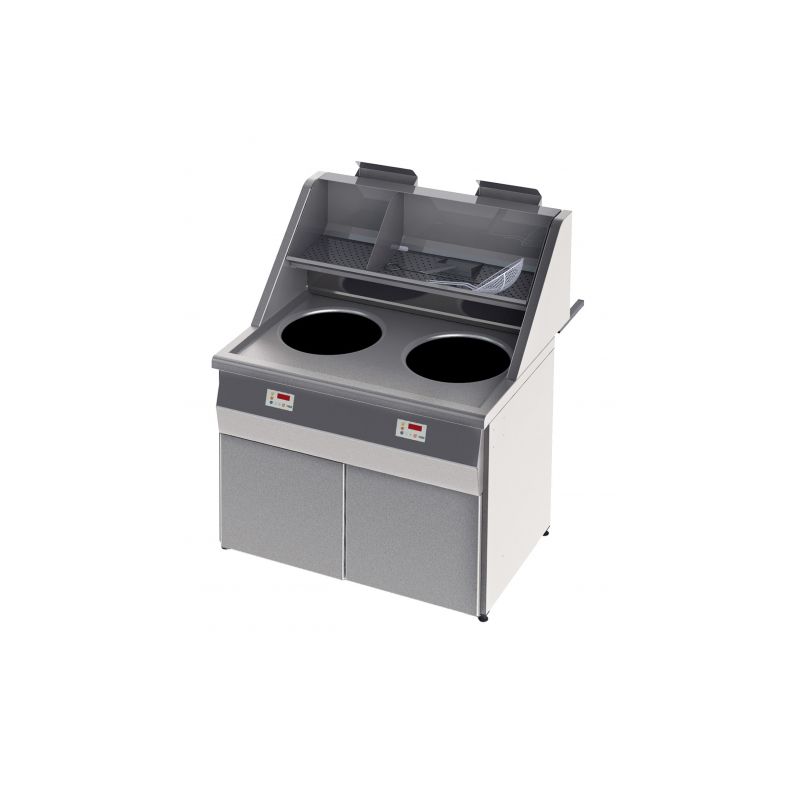 Friteuse Santana - 2 Cuves Rondes Gaz Propane - Sofinor Friteuse Santana - 2 Cuves Rondes Gaz Propane - Sofinor