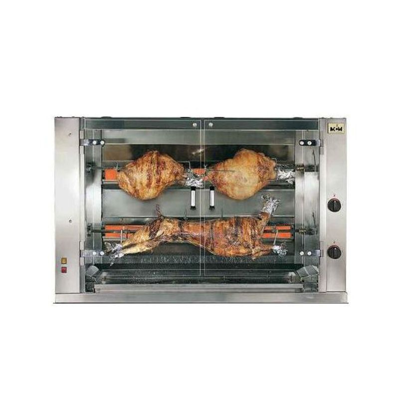 Rôtissoire électrique 2 broches pour grandes pièces – MCM Rôtissoire électrique 2 broches pour grandes pièces – MCM