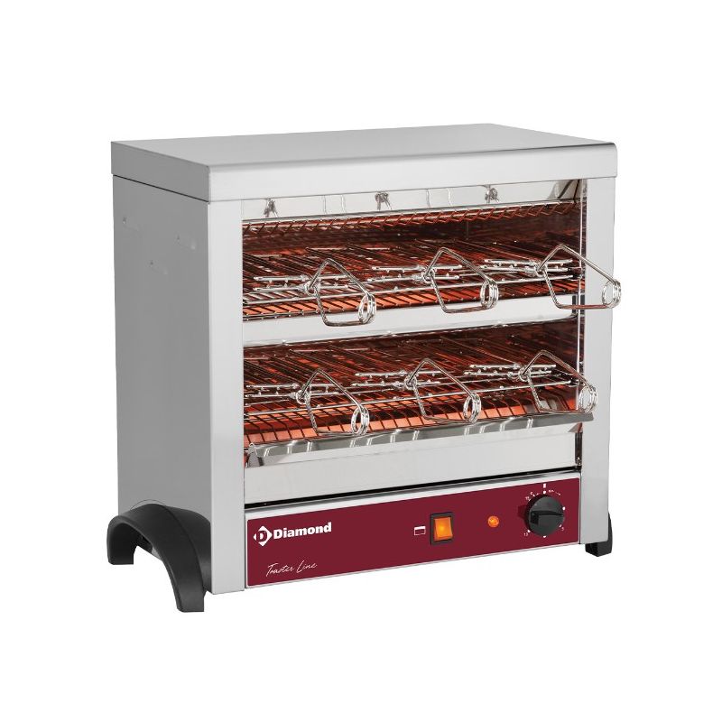 Toaster 6 pinces au quartz Toaster 6 pinces au quartz