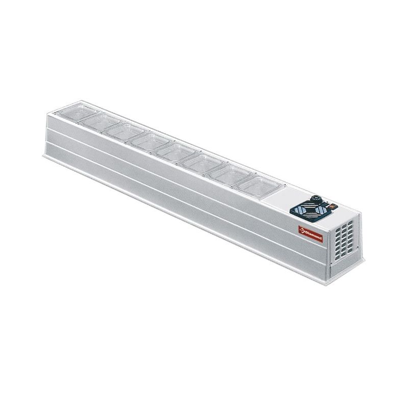 Structure frigorifique 8x GN 1/6 h150 mm
