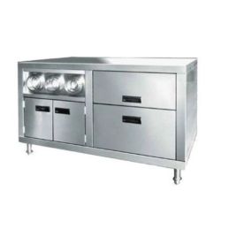 Meuble inox avec rangements...