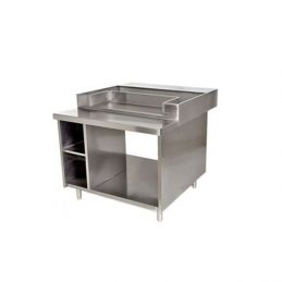 Table inox pour vitrine...