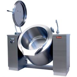 Marmite basculante électrique 150 litres, chauffage indirect