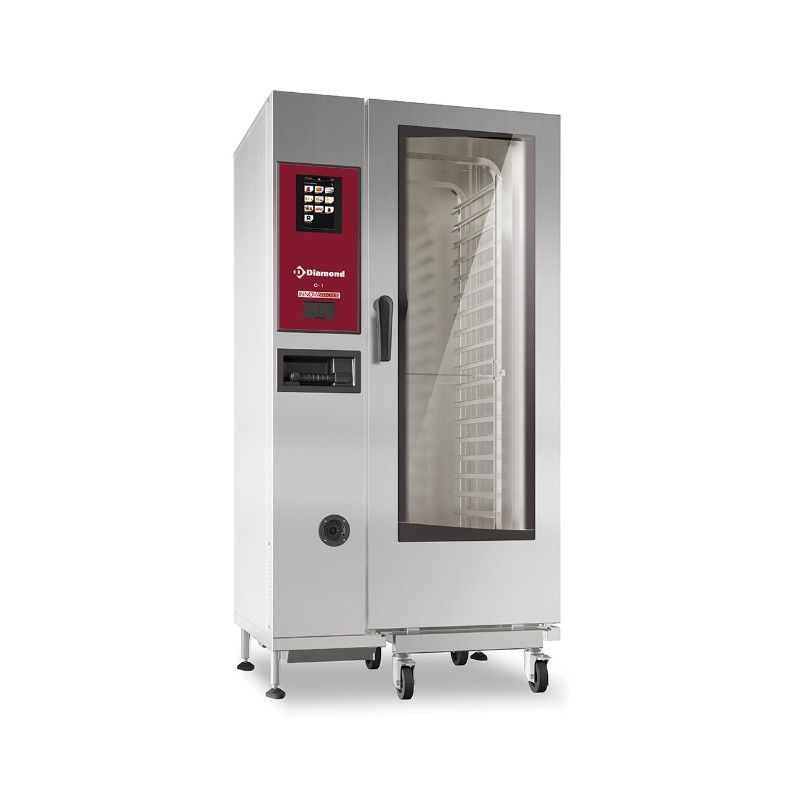 Four électrique "TOUCH" vapeur boiler/ convection 20x GN1/1+ Cleaning Four électrique "TOUCH" vapeur boiler/ convection 20x GN1/1+ Cleaning
