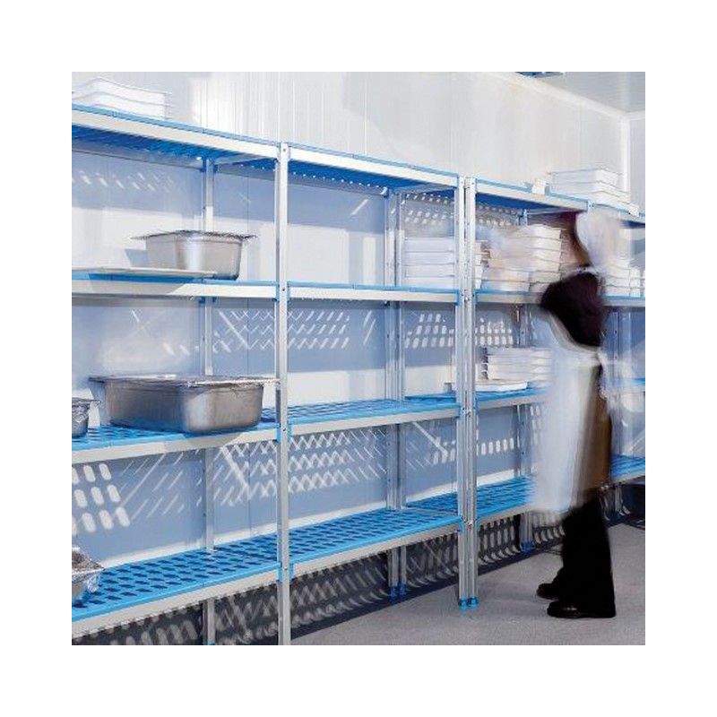 Rayonnage aluminium 4555x370 2000 3 niveaux- DISTFORM - EAL00368