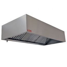 Hotte murale 5 filtres labyrinthes 500x500 mm